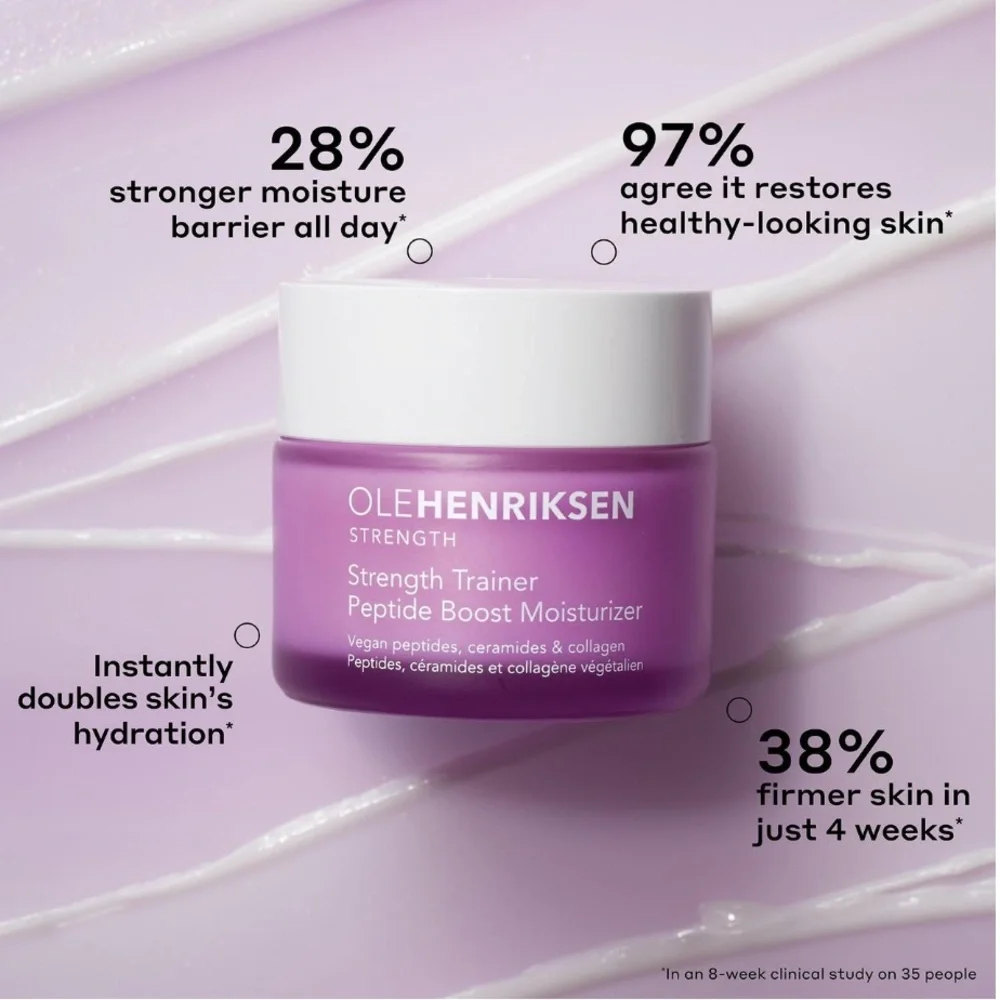 $11❤️‍🔥 OleHenriksen Strength Trainer Peptide Boost Moisturizer Niacinamide 2PK